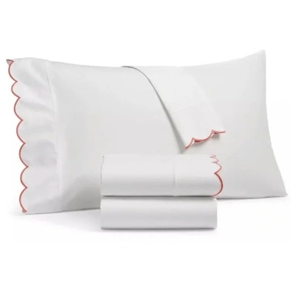 MARTHA STEWART Classic Percale Egyptian Cotton 2 Pillowcases/Standard - Picture 4 of 4